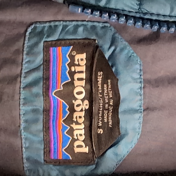 PATAGONIA* women's sz S 3 in 1 lined Parka zip/snap front zip in/out lining hood - Picture 10 of 17